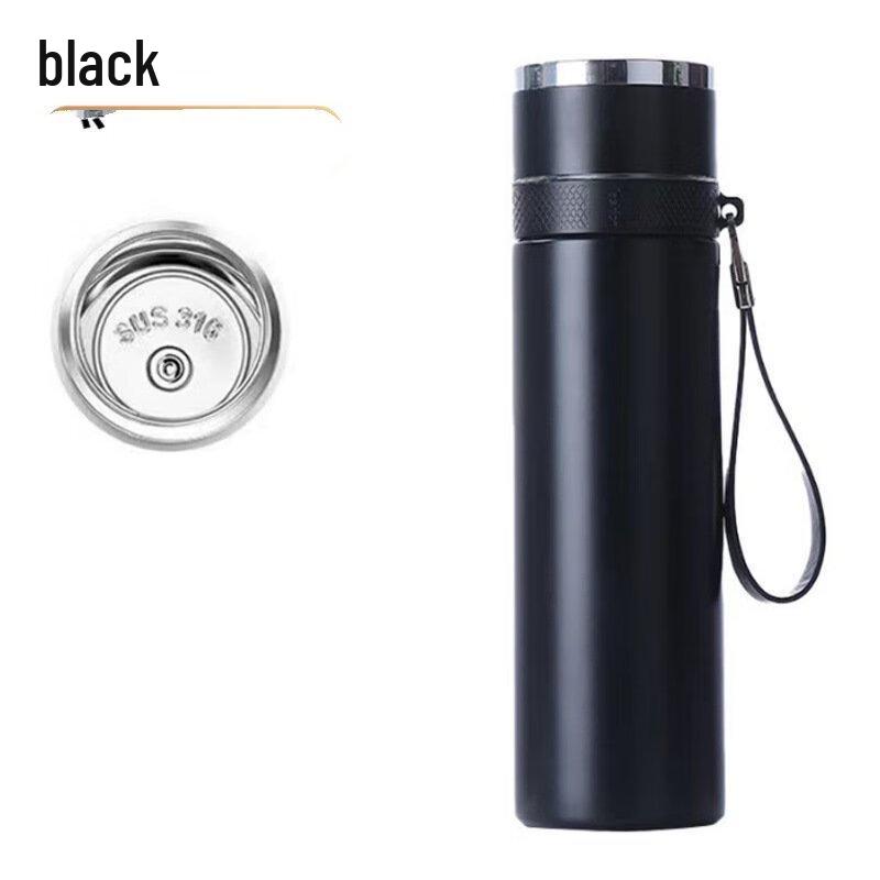 Shangqi One-Button Open Lid Double-Layer Insulated Car Cup