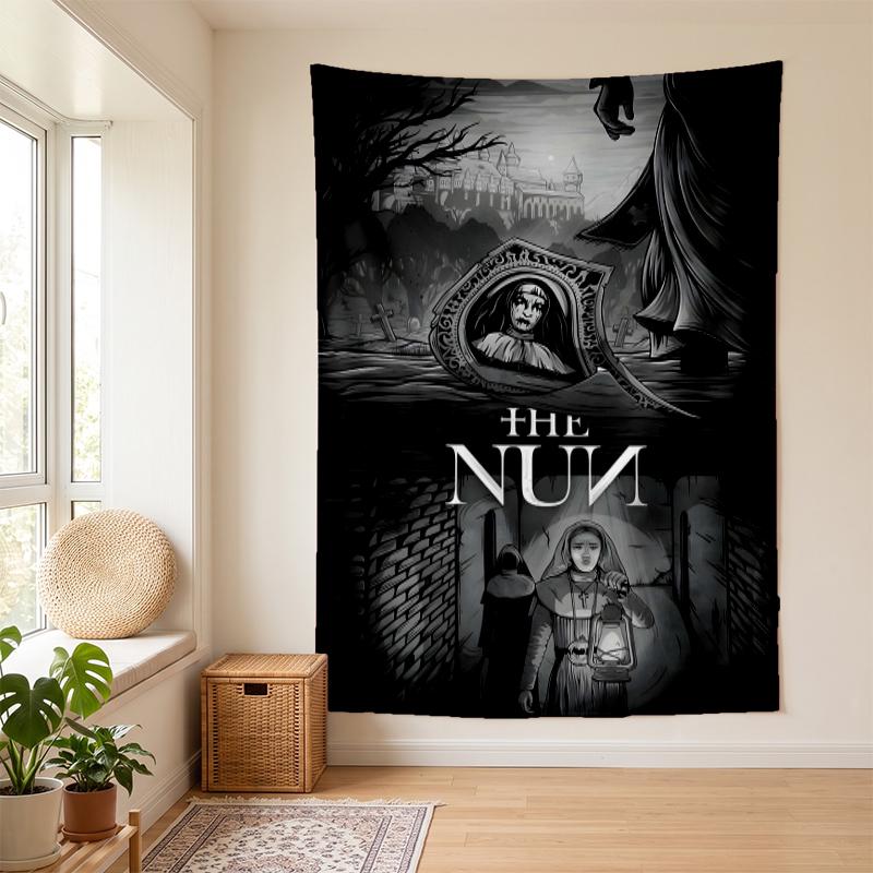 THE nun (1) Wall Tapestry Stylish Wall Hanging for Bedroom Living Room Dorm Nice Present for Family and Friends