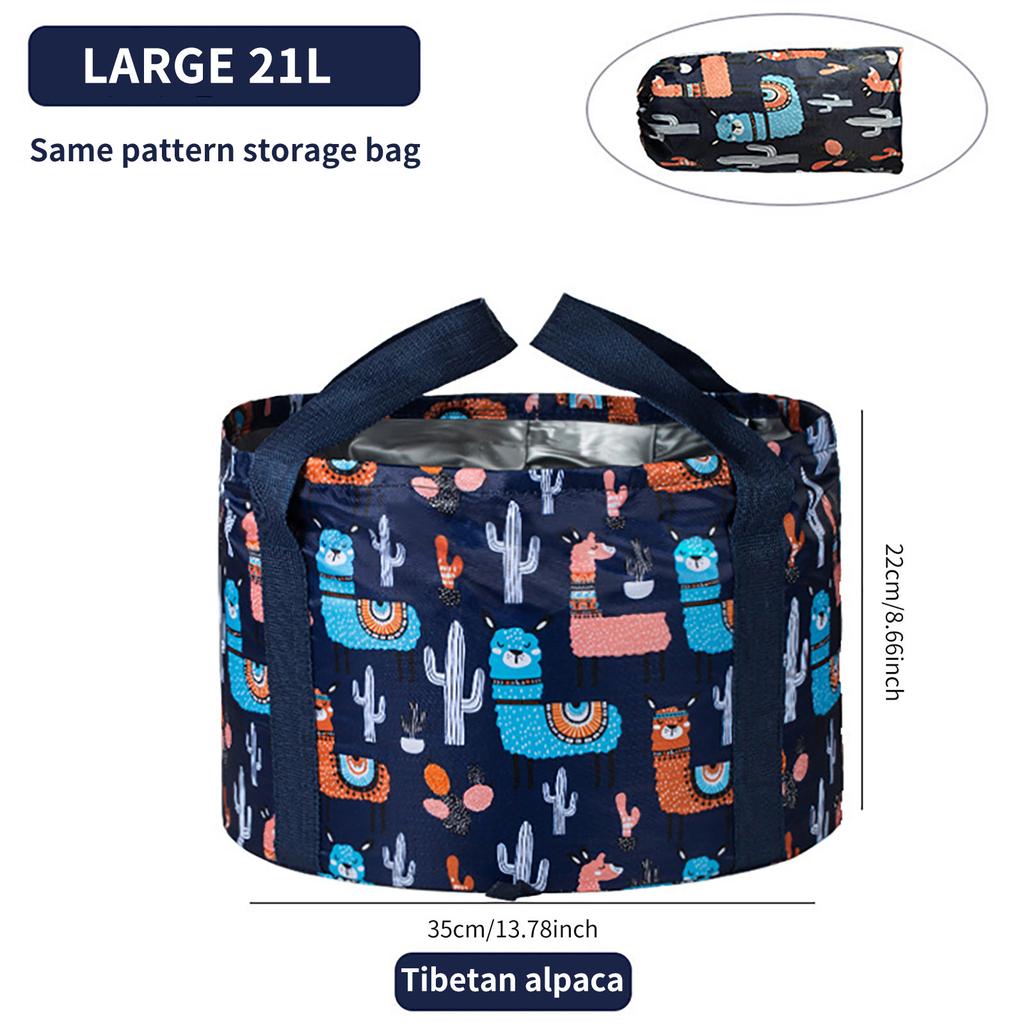 Foldable Water Basin Foot Soak Bucket Foot soak Bag Multifunctional Bucket Large