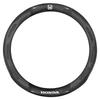 38CM Carbon Fiber Car Steering Wheel Cover Breathable Anti Slip For Honda Mugen Power Civic Accords CRV Hrv Jazz CBR VTEC VFR