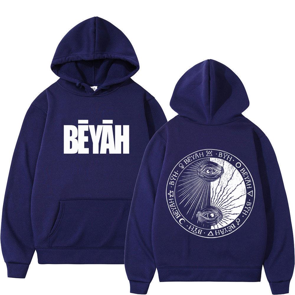 Rapper Letter Print Hoodie Men Women Fashion Pullover Long Sleeves Loose Casual Vintage Oversized Comfort Sweatshirts