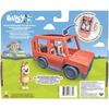 Voiture de bluey - bluey - véhicule familial avec figurine chilli et accessoires