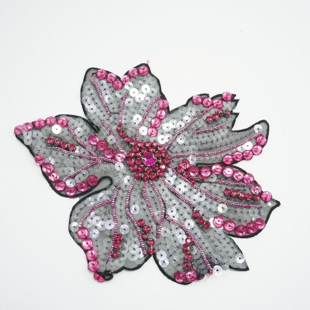 LHY Stylish Five Color Embroidered Flower Clothing Ingredients With High Quality and Fair Price Accessories