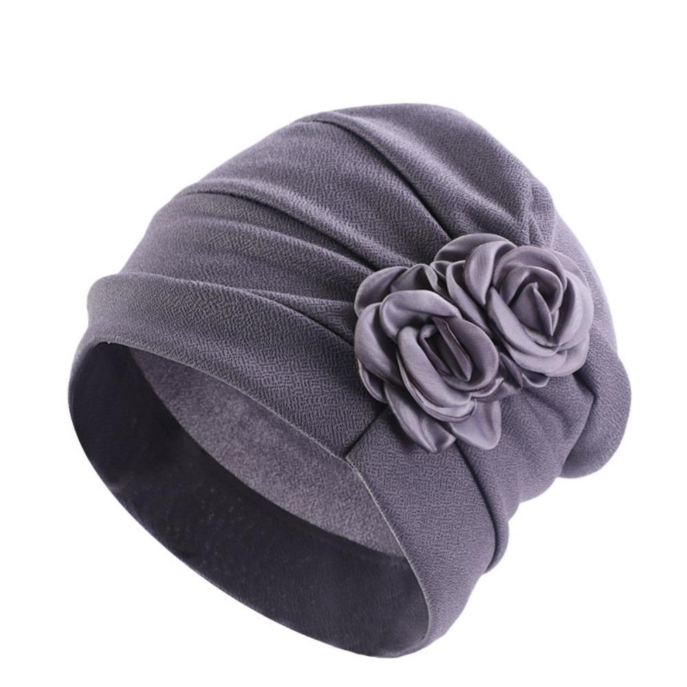 Soft Fabric Turban Cap Hair Loss Friendly India Cap Bandana Fashion Hijab Cap Daily Wear