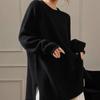 2026 Autumn Winter New Women Sweater Pullover Knitting Fashion Lady Tops Long Sleeve Shirt Loose Casual Solid
