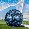 Kombat Warrior In Shadows Size 5 Soccer Ball, Suitable for Training and Matches, High-Elasticity, Wear-Resistant Material Gift for Fan