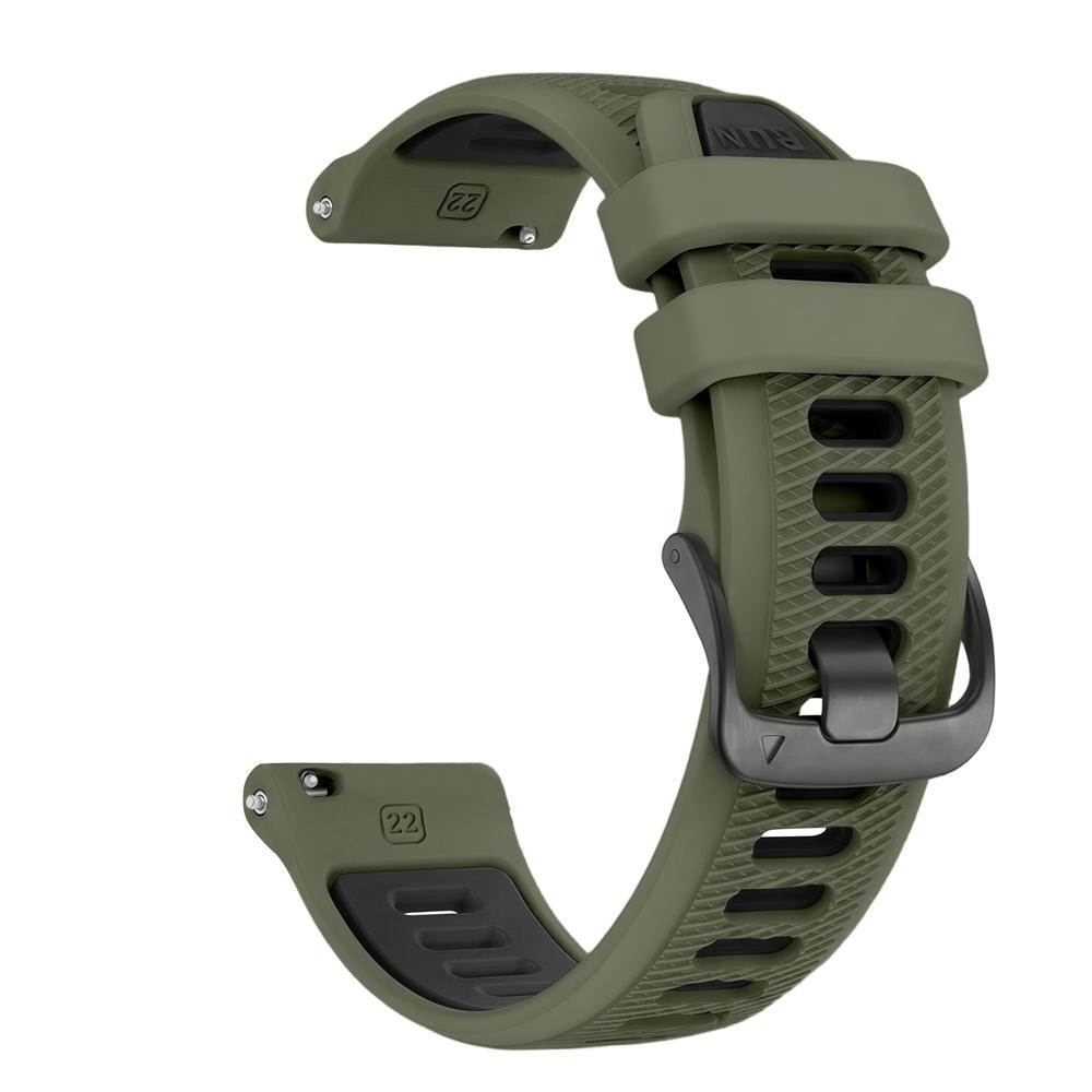 Two-tone Silicone Watch Strap For Garmin Forerunner 265 255 Music 570 47mm/Venu 4 3 2 45mm/Vivoactive 4 Watch SmartWatch bands