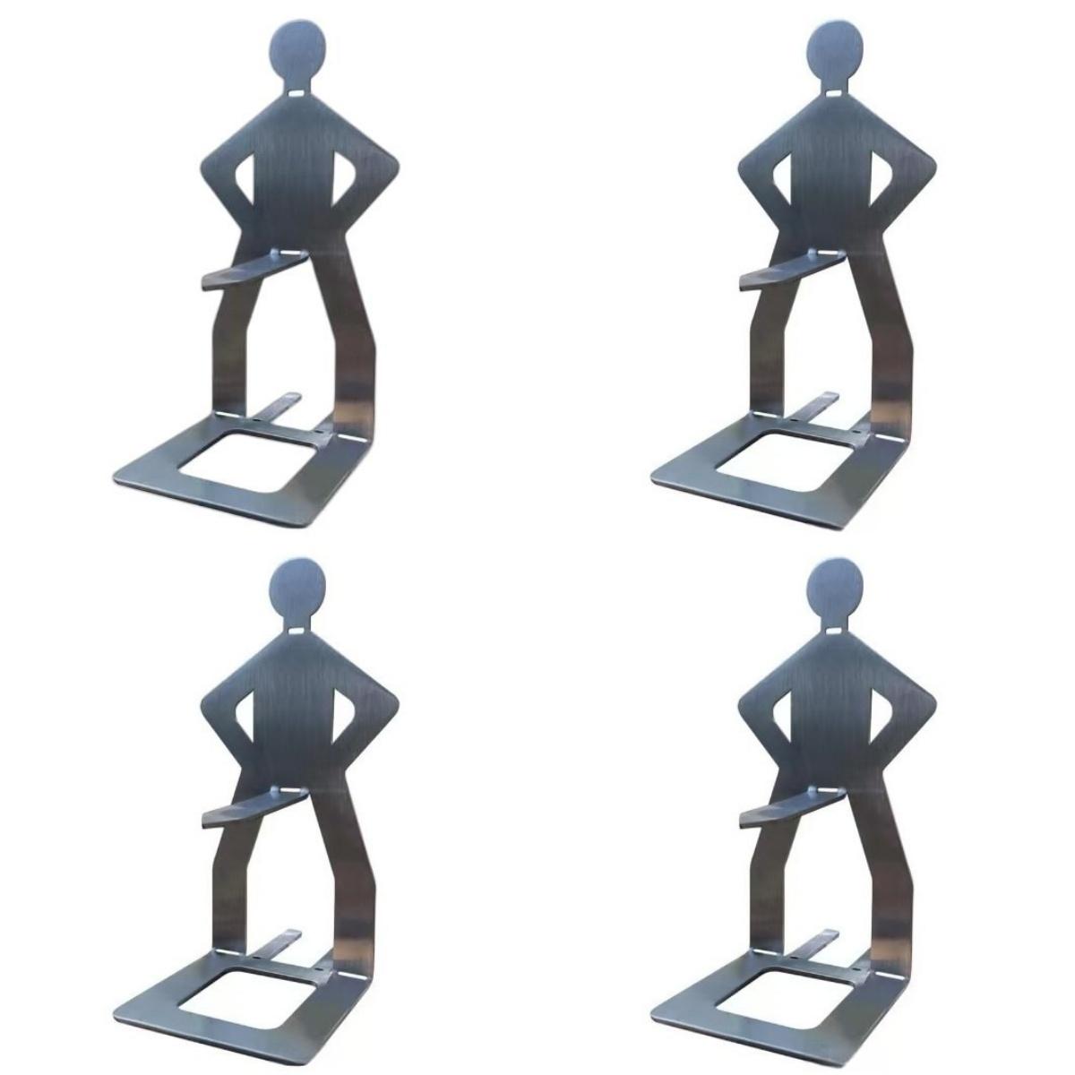 

Stainless Steel Hot Dog Holders Funny Sausage Stand Standing Men Grill Racks Picnic Outdoor Cooking Tools Barbecue Accessories