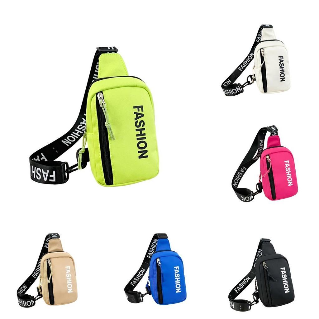 Patterns Letter Fashion Kids Single Shoulder Crossbody Chest Bag Gift Breathable
