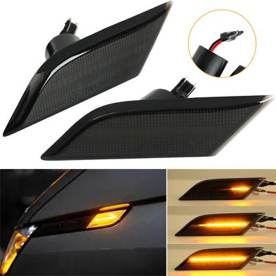 2 STÜCK 12V Amber Seitenblinker Dynamische LED Seitenmarkierungsleuchten Blinker Für VW Für Transporter T6.1 Facelift 2020-Up