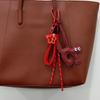 Yogodlns Mini Backpack Hanging Handbag Pendant Bag Cute Cat Faux Leather Pendant Bags Accessories