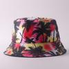 Digital printing small edge bucket hat spring and summer double-sided can wear outdoor sunshade basin hat spot