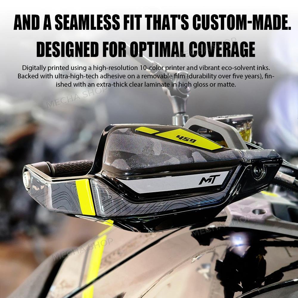 CFMOTO 450 MT 2024 450MT 2025 Motosiklet Aksesuarları 3D Reçine Depo Pad Koruma Çıkartmaları Kiti Su Geçirmez Çıkartma Çıkartmaları Kiti