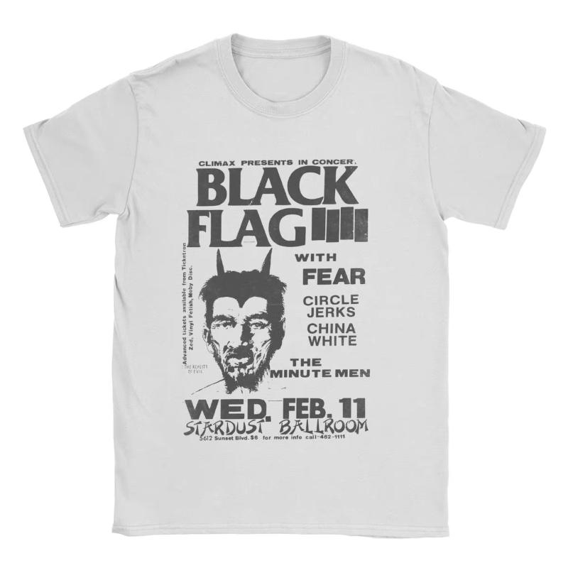 Black Flag Živá trička Pánská Dámská Amerika Vtipná Čistá bavlna Trička Kulatý výstřih Krátký rukáv Trička Letní topy