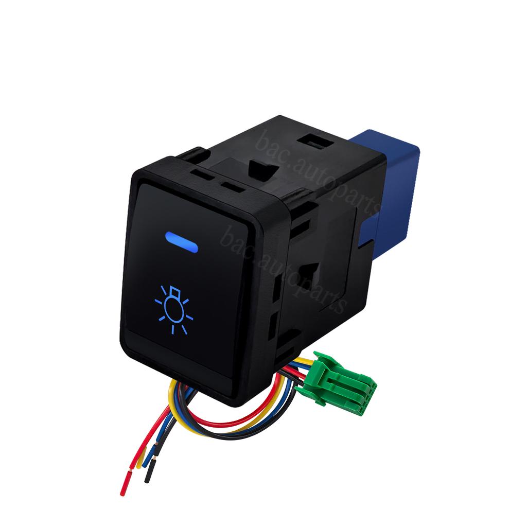 12V Car Fog Light Push Button Switch On Off For Nissan X-Trail/T32/Qashqai J11/Tiida/Altima/Kicks/Rogue/Pathfinder/NP300 Navara Relays 5
