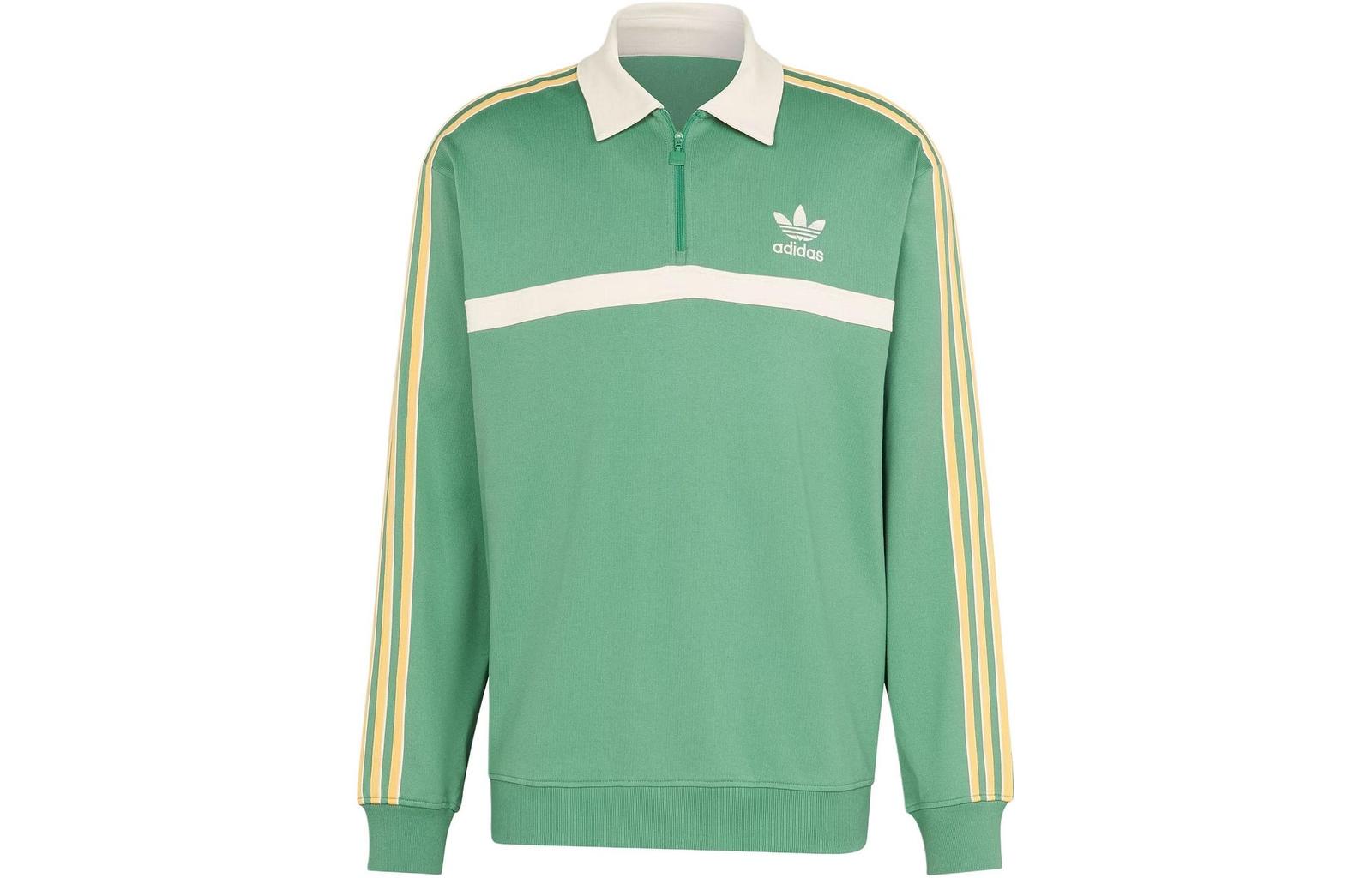 Adidas Originals Collared Sweatshirt Sweatshirt Men s Green IS4364 S