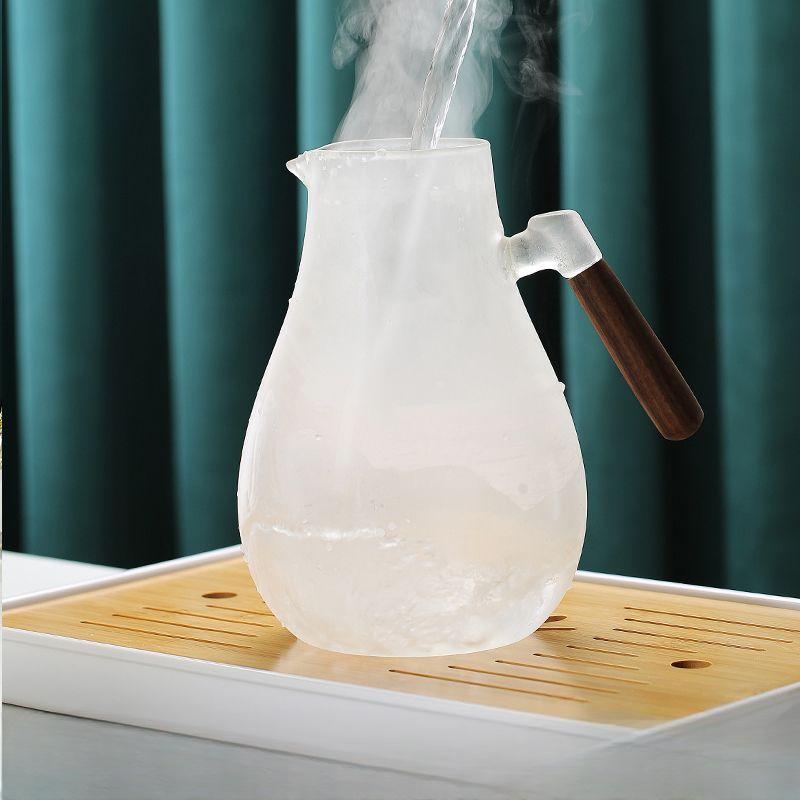 Thickened Cold Kettle High Temperature Resistant Glass Cold Kettle Home Large Capacity Boiling Water Pot Living Room Teapot Set