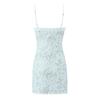European and American French sweet lace print tube top skirt, your female summer new pure desire slim dress, hip skirt