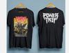 Power Trip Band 2 Seiten T-Shirt Schwarz Baumwolle Unisex Alle Größen S-5XL Unisex T-Shirt