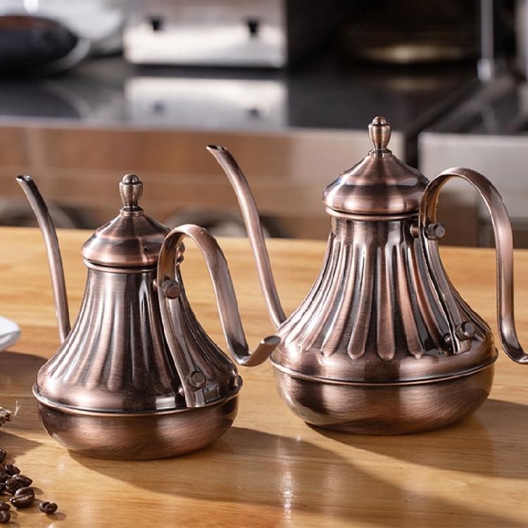 Drip Over Coffee Kettle Gooseneck Stainless Steel Material for Home Use