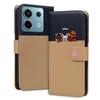 Cartoon Pet Series for Xiaomi Redmi Note 13 Pro 4G/Poco M6 Pro 4G Case Splicing Leather Wallet Phone Cover