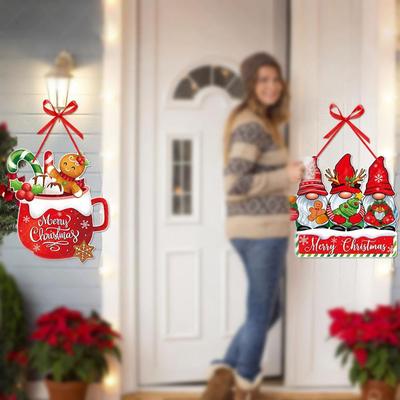 1 Pc Door Hanging Christmas Pendant Door Hanging Pendants
