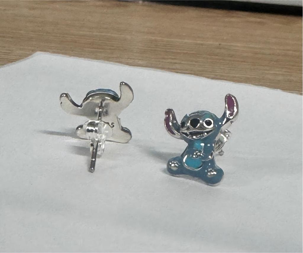 Stitch the Pooh Donald Duck Minnie 925 silver exquisite earring accessories fit birthday party anniversary couple gi