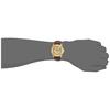 Cue and Cue Watch Analog Date Day of the Week Display Waterproof Leather Strap A00A-002PK Men's Brown