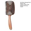 Boar Bristles Vented Paddle Brush Scalp Massage Hair Comb with Long Handle Blow