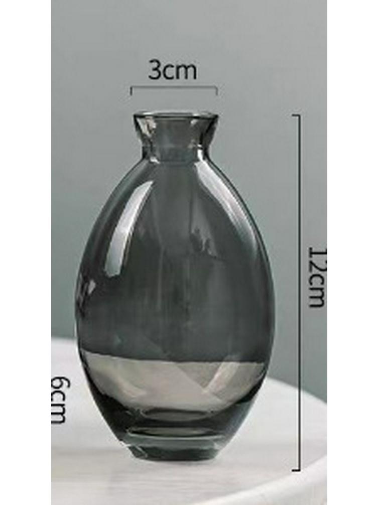 Elegant Retro Glass Vase: High-End Decorative Luxury for Flowers