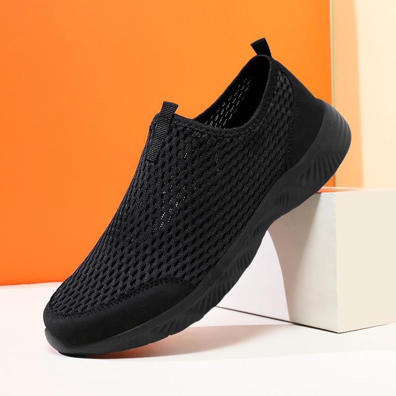 

Большие размеры, летние кроссовки для активного отдыха, размер 47, мужские повседневные сетчатые мужские туфли, мягкая подошва, легкие, дышащие, кроссовки для бега 39