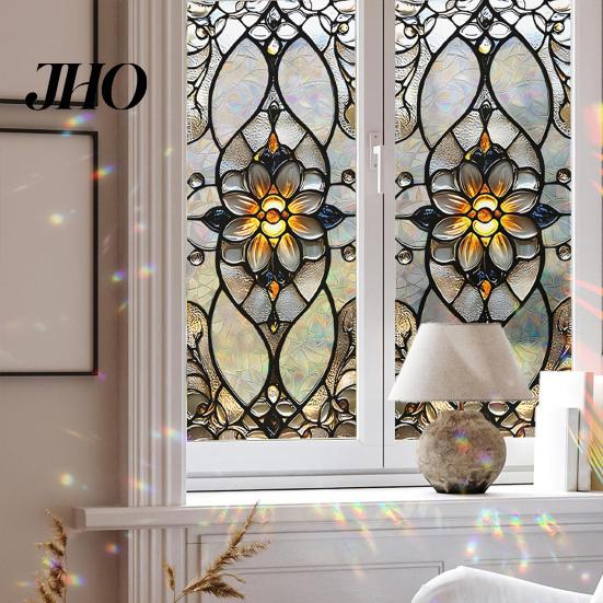 Easy Install Window Film Static Glass Sticker Privacy Protection Softens Light Electrostatic Soft Diffusion Waterproof Scratch-Proof Care Decal