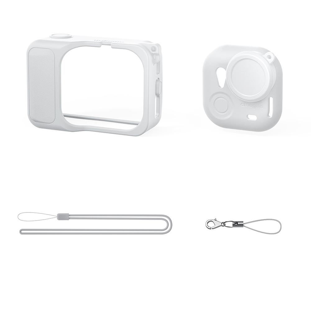 Silicone Protective Case For Insta360 GO Ultra Anti Scratch Lens Screen Protector With Anti-lossing Rope Camera Accessories