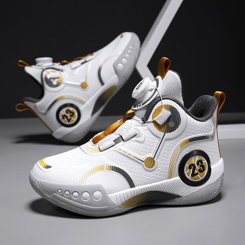 

Мужские баскетбольные кроссовки 2024 года с амортизацией, противоскользящей подошвой, для фитнес-тренировок, спортивная повседневная обувь с подошвой из попкорн-резины 35 белого золота