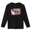 Sphynx Mutterkatze Sphynx Haarlos Besitzer T-Shirt vintage Gewaschen Weich Stilvoll Atmungsaktiv Unisex Grafikdesigner Kleidung Vielseitig