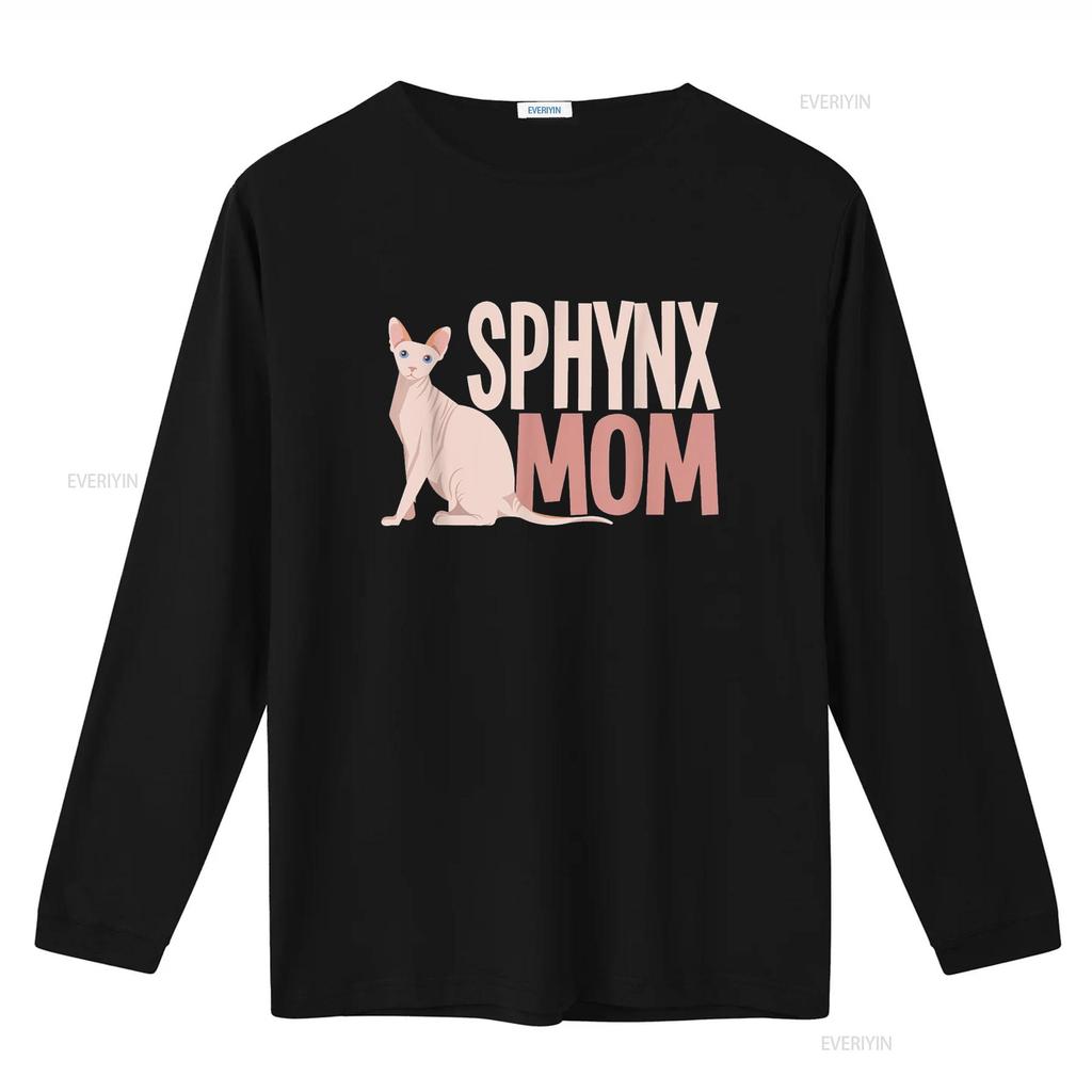 Sphynx Mutterkatze Sphynx Haarlos Besitzer T-Shirt vintage Gewaschen Weich Stilvoll Atmungsaktiv Unisex Grafikdesigner Kleidung Vielseitig