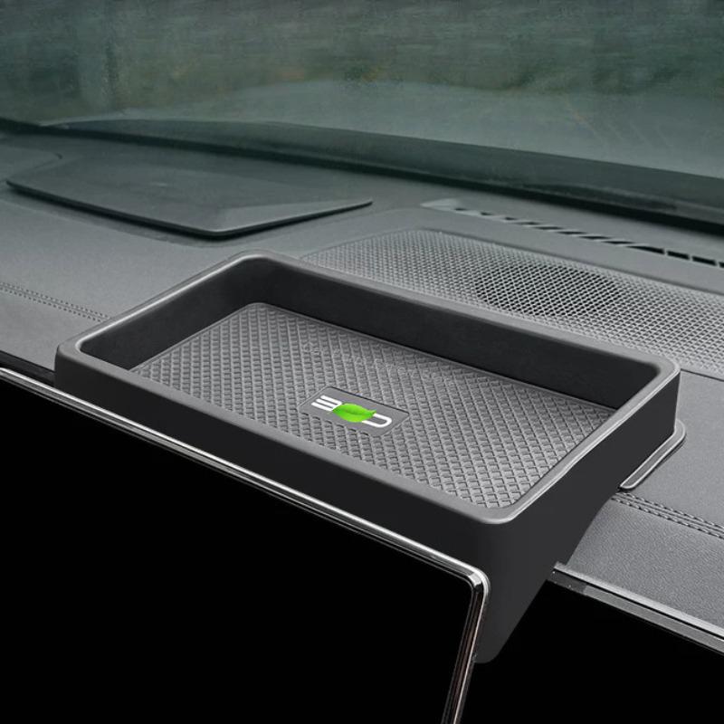 Silicone Storage Box Under Gear Shift for BYD Song L DM-i Car Center Console Lower Box Tray Waterproof Armrest Organizer Case