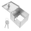 Secure Outdoor Socket Enclosure with Lock Made of Stainless Steel for Safe Electrical Use In Harsh Environments