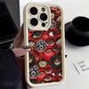 Trendy Spooky Scary Red Eye Soft TPU Phone Case For IPhone 17 Air 16 15 Pro Max 14 13 12 11 Plus Shockproof Bumper Durable Cover