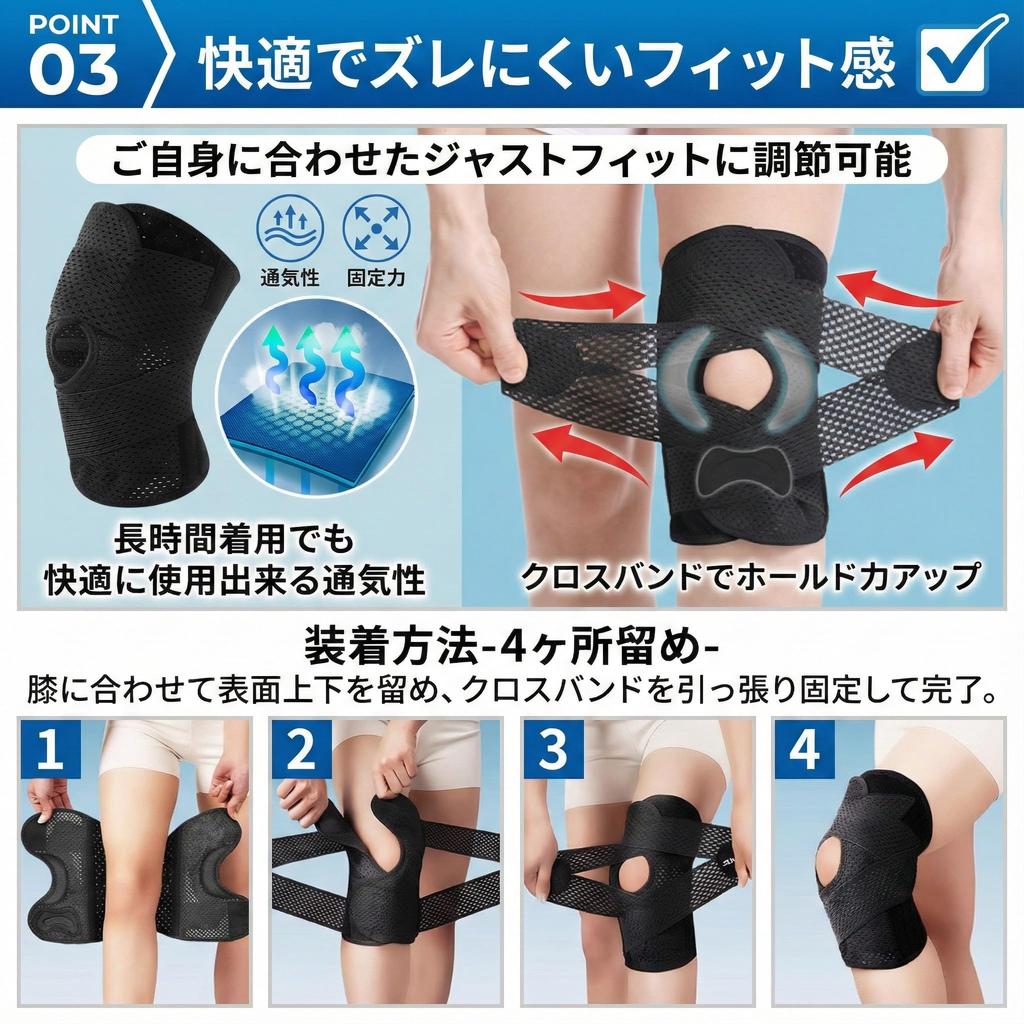 for Knee Support Pads for and Joint Securely Supports and Stays in Easy to Put On and Take Unisex [New 2026, Doctor-Supervised] Knee, Meniscus,