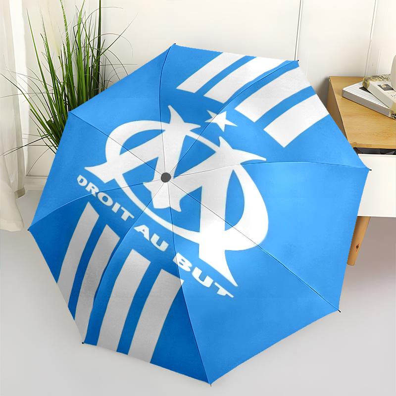 Marseille Print Automatic Umbrella, 8 Rib Iron Frame, Plastic Handle, Suitable for Outdoor Travel &Daily , Ideal Gift