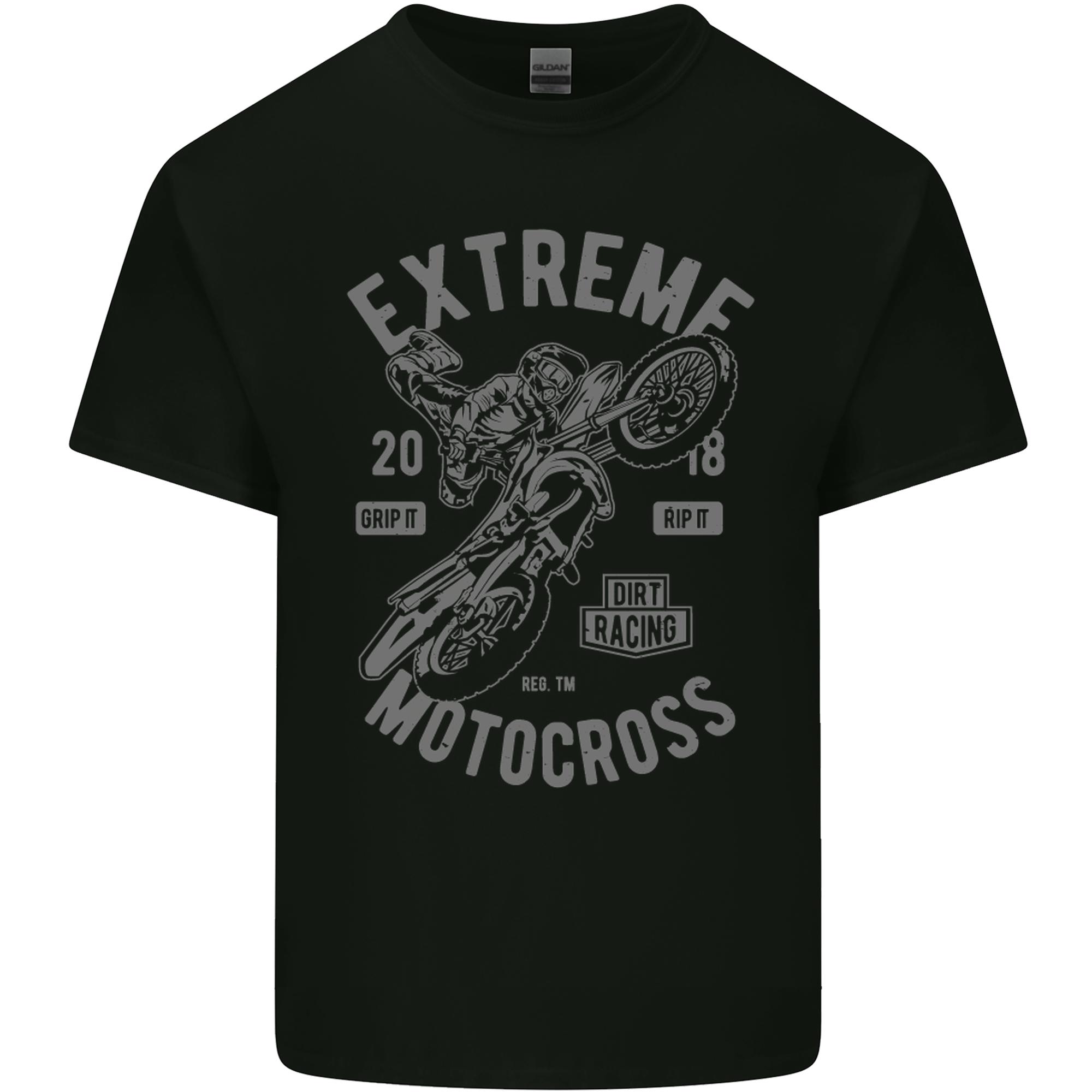 Extreme Motocross Motorbike Motox Unisexs Light Cotton TShirt S