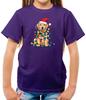 Golden Retriever Dog Christmas - Kids Boys Girls T-Shirt Tees Top Christmas Dog Breed Cute Love Dogs