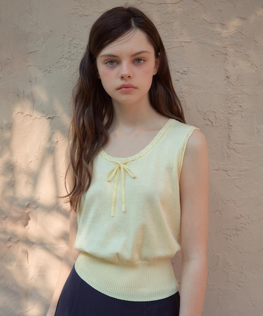 Aueonoseuteljia Delia Sleeveless Knit_Light Yellow(Oc26Kn24)