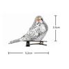 12Pcs/Set Artificial Simulation Foam Bird Set Mini Cute Birds Ornaments Glitter DIY Craft for Home Garden Christmas Tree Decoration