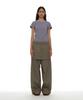PARTIMENTO WOMEN Detachable Layered Chino Skirt Pants_Warm Gray