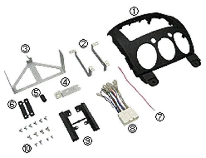 

Комплект для установки автомобильной AV-системы Kanack Kanatechs для Mazda Demio [Номер детали] TBX-T007