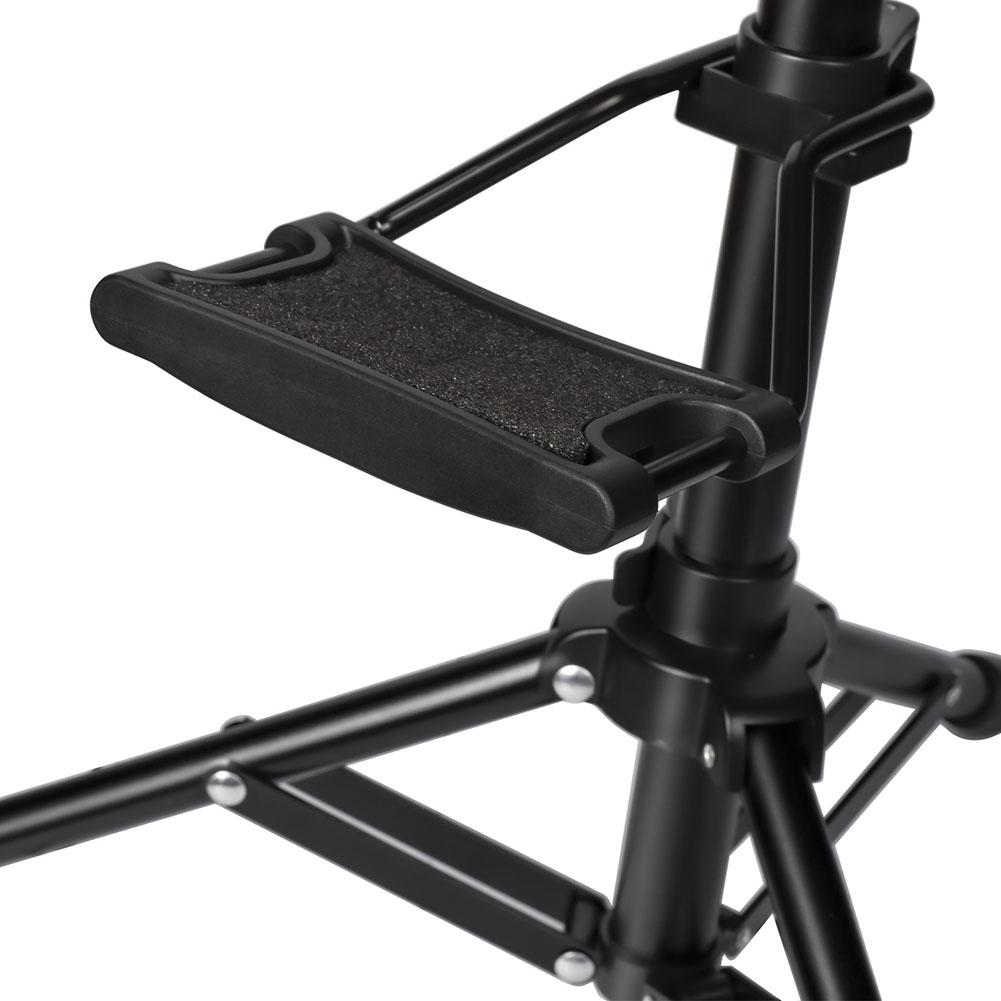 Adjustable Black Folding Bracket Electric Blowpipe Stand Compact and Durable