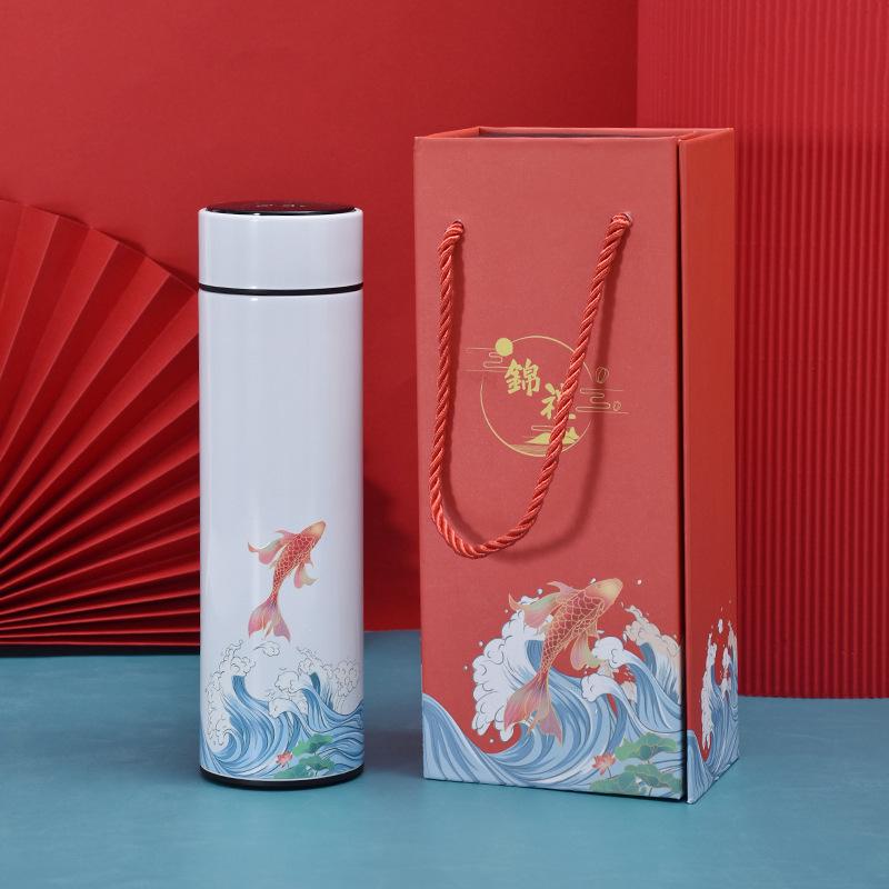 Gift Stainless Steel Smart Insulated Mug Double Vacuum Straight Mug Gift Mugs