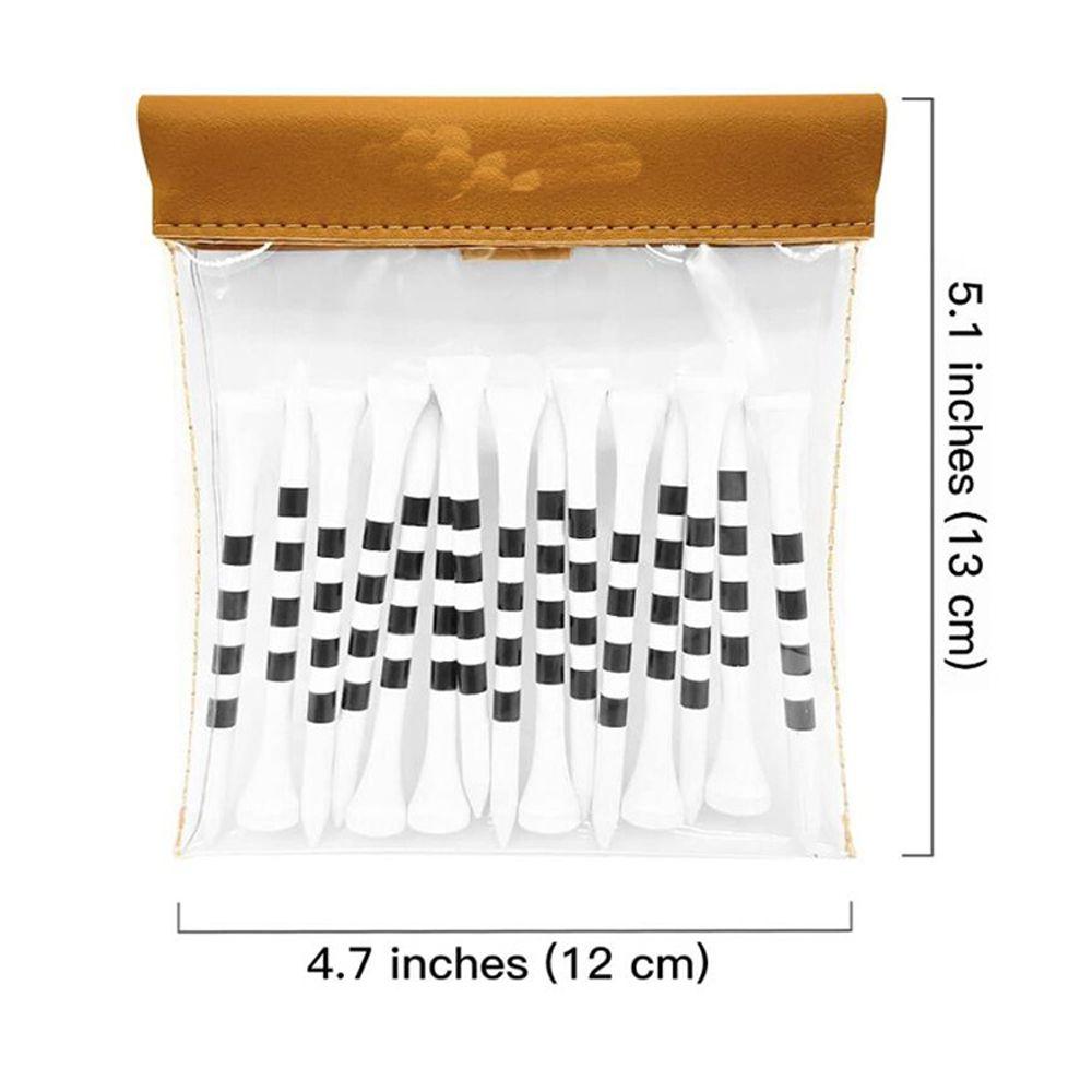 Transparent With Clip Storage Bag Golf Tees Pouch Golf Tack Bag Golf Tee Bag Golf Tee Holder Bag